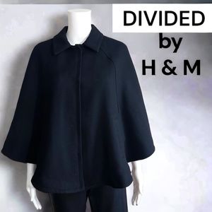 Divided by H&M Black Cape Peacock size 6